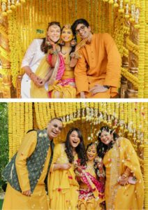 Best wedding photographer Delhi capturing couple entry