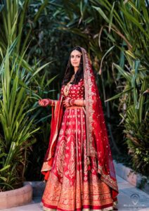 Best wedding photographers in Delhi NCR at work during bridal shoot