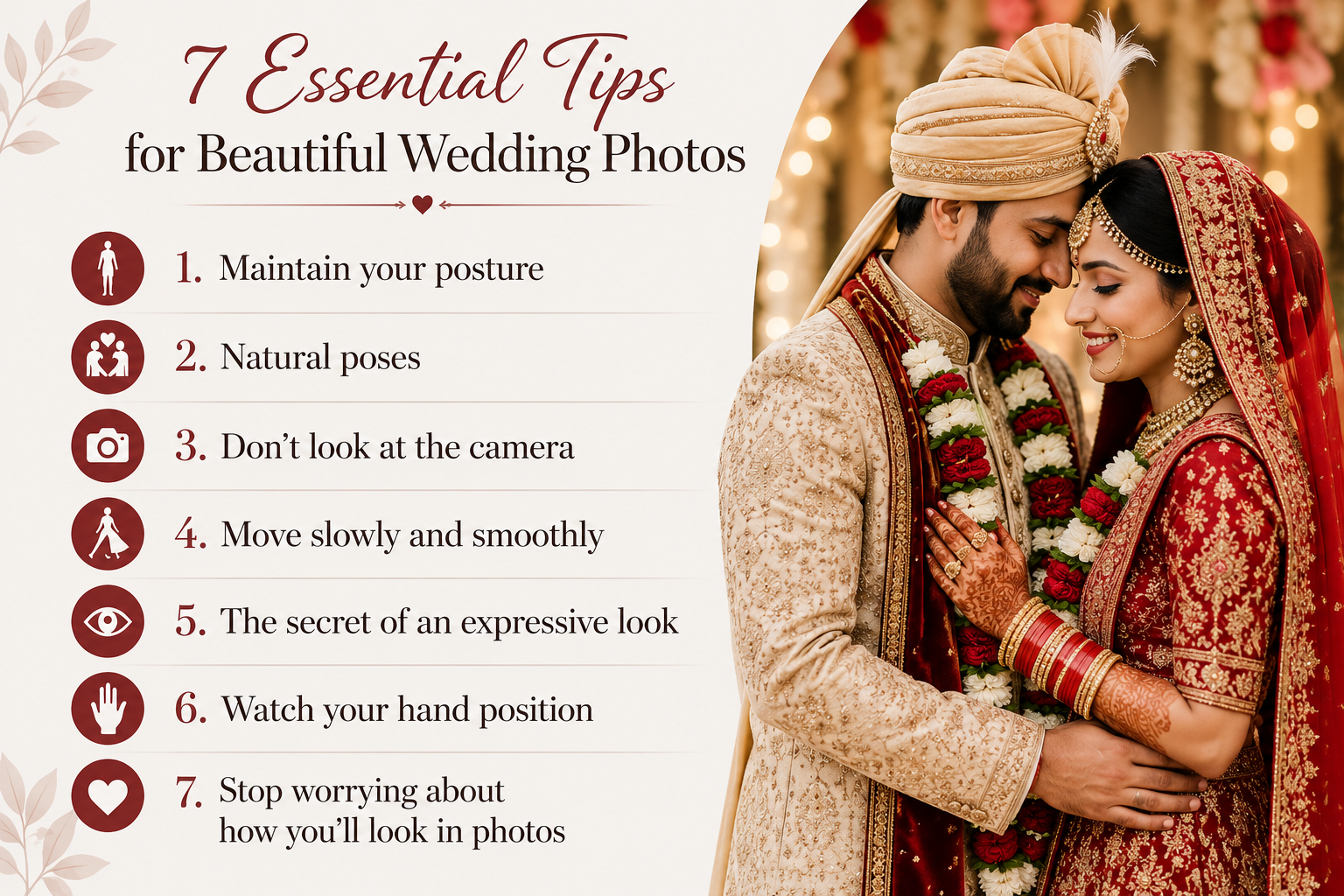 Top 7 Life Hacks for a Wedding Photo Shoot